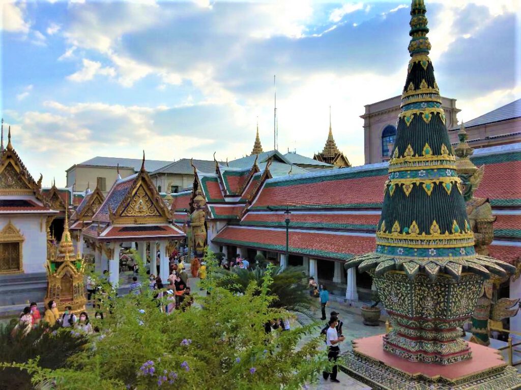 im Königspalast von Bangkok